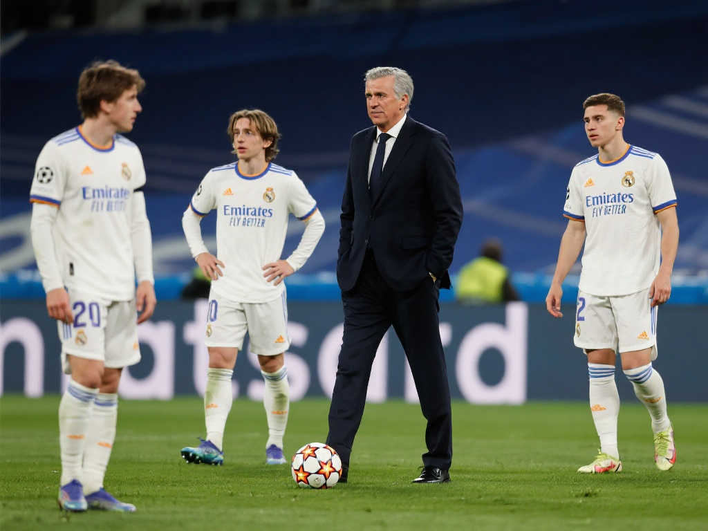 皇马赛季失利半场亮点难挽，怎忍责备魔笛与安帅